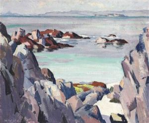 Staffa And Rhum From Iona