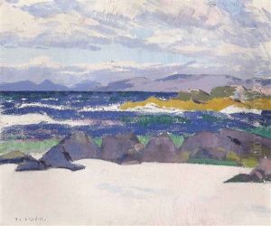 The Shoreline, Iona by Francis Campbell Boileau Cadell