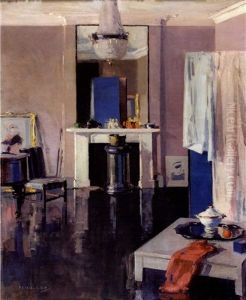 Studio Interior, 130 George Street by Francis Campbell Boileau Cadell