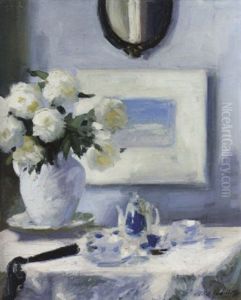White Peonies by Francis Campbell Boileau Cadell