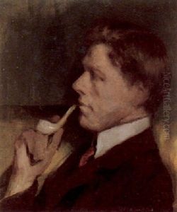 Portrait Of A Gentleman (self-portrait?) by Francis Campbell Boileau Cadell