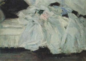 Clothes And A Rose by Francis Campbell Boileau Cadell