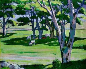 Summer In The Park by Francis Campbell Boileau Cadell