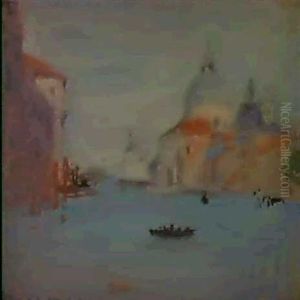 Santa Maria Della Salute From The Accademia by Francis Campbell Boileau Cadell