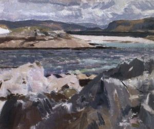 Iona Looking Towards Mull by Francis Campbell Boileau Cadell