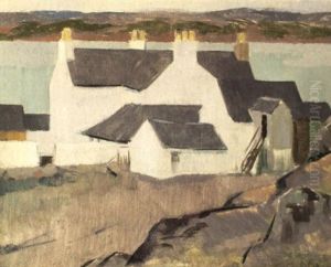 The Back Of The Hotel, Iona by Francis Campbell Boileau Cadell
