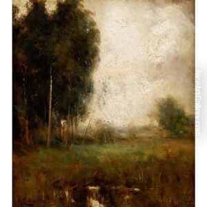 Spring Landscape With Marsh by Giuseppe Cadenasso
