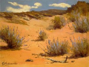 Sand Dunes In Bloom by Giuseppe Cadenasso