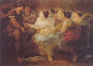 La Vertu De Lucrece Ou Tarquin Le Superbe Et Collatinus Chez Lucrece by Giuseppe Cades