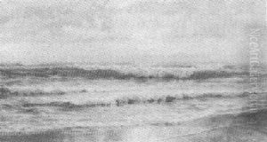 Sun Rising Over The Ocean by Henry Newell Cady