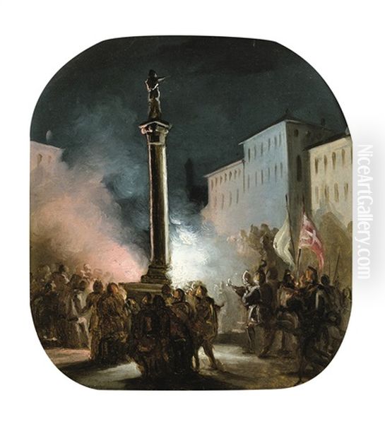 Piazza Colonna, Rome - view 1