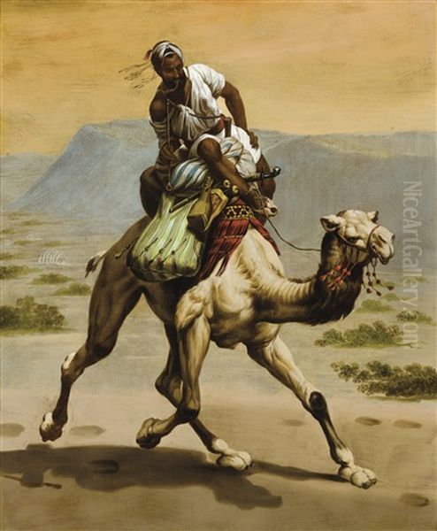 Bedouin Sur Un Chameau - view 1
