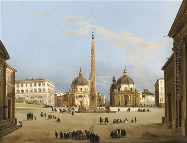 La Piazza Del Popolo, Rome - view 1