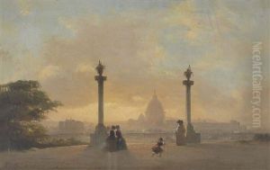 Veduta Di Roma Dal Pincio Veduta Di Roma Dal Pincio