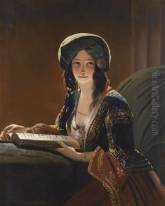 Fatima Di Smirne by Ippolito Caffi