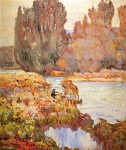 Landscape With Figure by Alexander Altmann