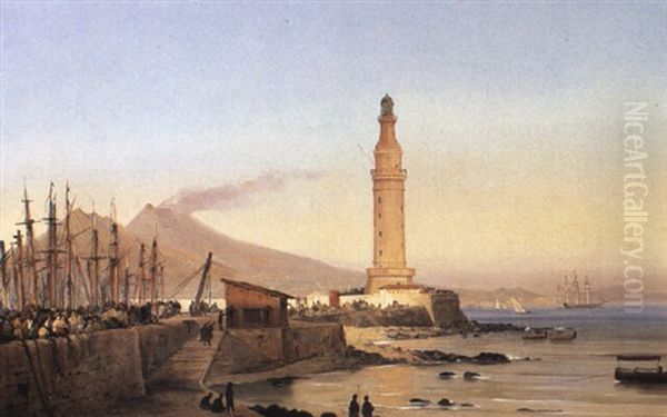 A View Of The Lighthouse Of Santa Lucia, Naples - view 1