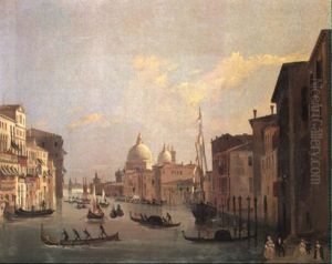 The Regatta On The Grand Canal, Venice by Ippolito Caffi
