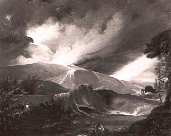 Eruption Du Vesuve - view 1