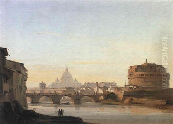 Veduta Di San Pietro E Di Castel S. Angelo A Roma - view 1