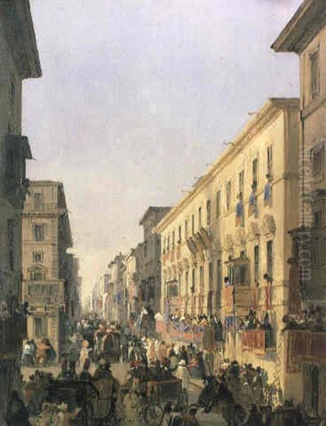 Carnevale In Via Del Corso A Roma - view 1