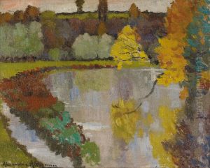 Bougival Landscape by Alexander Altmann