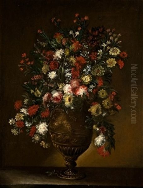 Jarron Con Bouquet De Flores - view 1