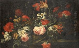 Blomsterstilleben by Margherita Caffi