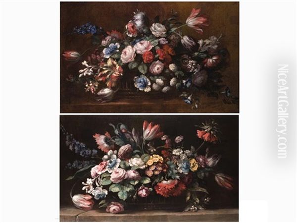Blumenstilleben (pair) - view 1