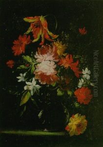 Blumen In Einer Glasvase