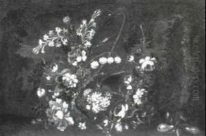 Still Lives Of Flowers In Wicker Baskets And Glass Vases Still Lives Of Flowers In Wicker Baskets And Glass Vases