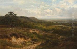 Leith Hill, Surrey (from Holmbury) by Walter Wallor Caffyn