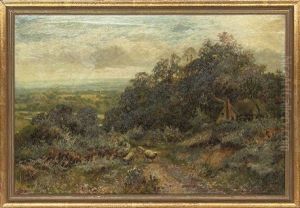 Sheep On A Path (+ A Peaceful River Scene; Pair) Sheep On A Path (+ A Peaceful River Scene; Pair)