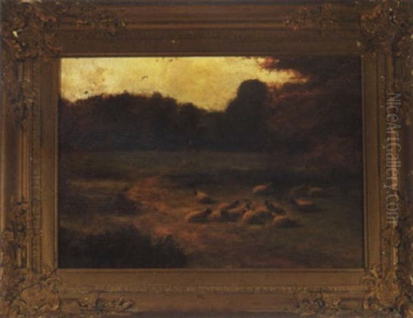 Shepherd Tending The Flock - view 1