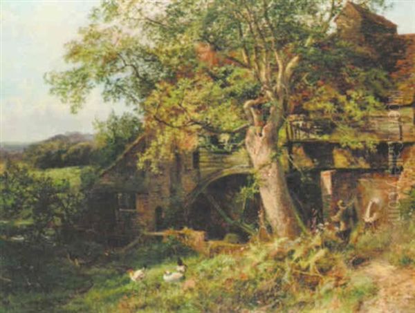 An Old Sussex Mill - view 1