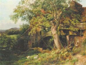 An Old Sussex Mill by Walter Wallor Caffyn
