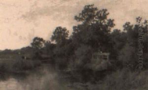 Eel Trap In The Thames by Walter Wallor Caffyn