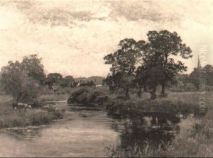 A Tranquil Stretch Of The River by Walter Wallor Caffyn