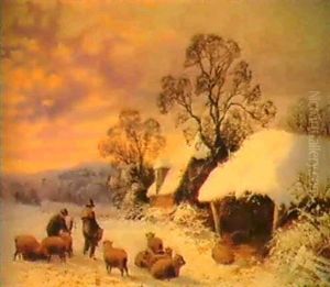 Spring  Summer  Autumn  Winter by Walter Wallor Caffyn