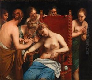 The Death Of Cleopatra by Guido Cagnacci