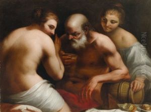 Lot And His Daughters by Guido Cagnacci
