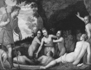 Diana Und Actaeon by Guido Cagnacci