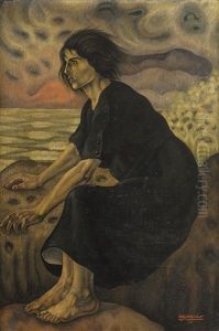 La Tempesta (terribile Attesa) by Cagnaccio Di San Pietro