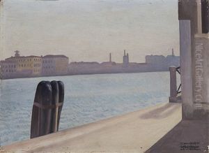 Controluce, Zattere by Cagnaccio Di San Pietro