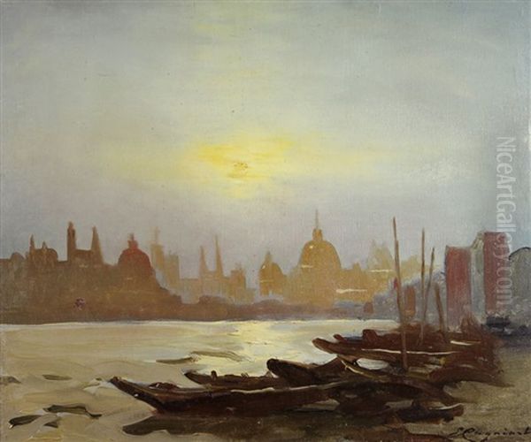 Vue De Venise Au Lever Du Jour - view 1
