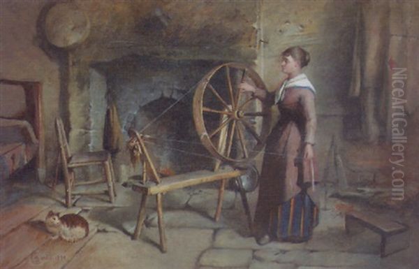 The Spinning Wheel - view 1