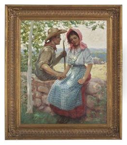 Resting After A Day's Work by William Vincent Cahill