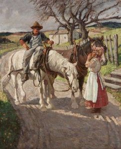 Stopping For A Visit by William Vincent Cahill