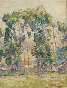 Landscape Of Laguna Beach, California by William Vincent Cahill