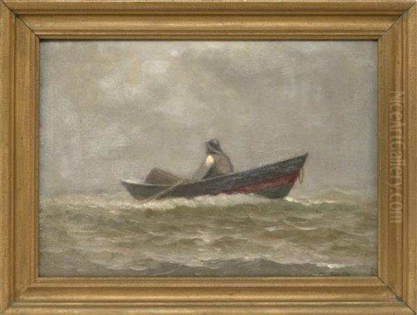 Fisherman In A Dory - view 1